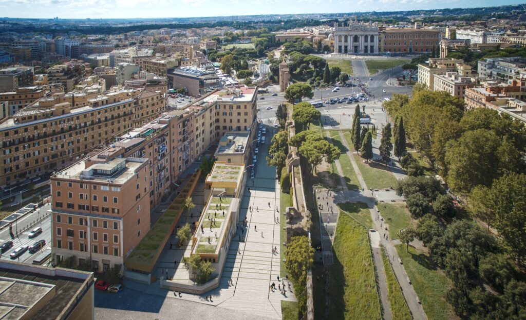 Progetto valorizzazione area Ex Filanda Via Castrense Roma
